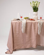 מפת פשתן - ורוד עתיק