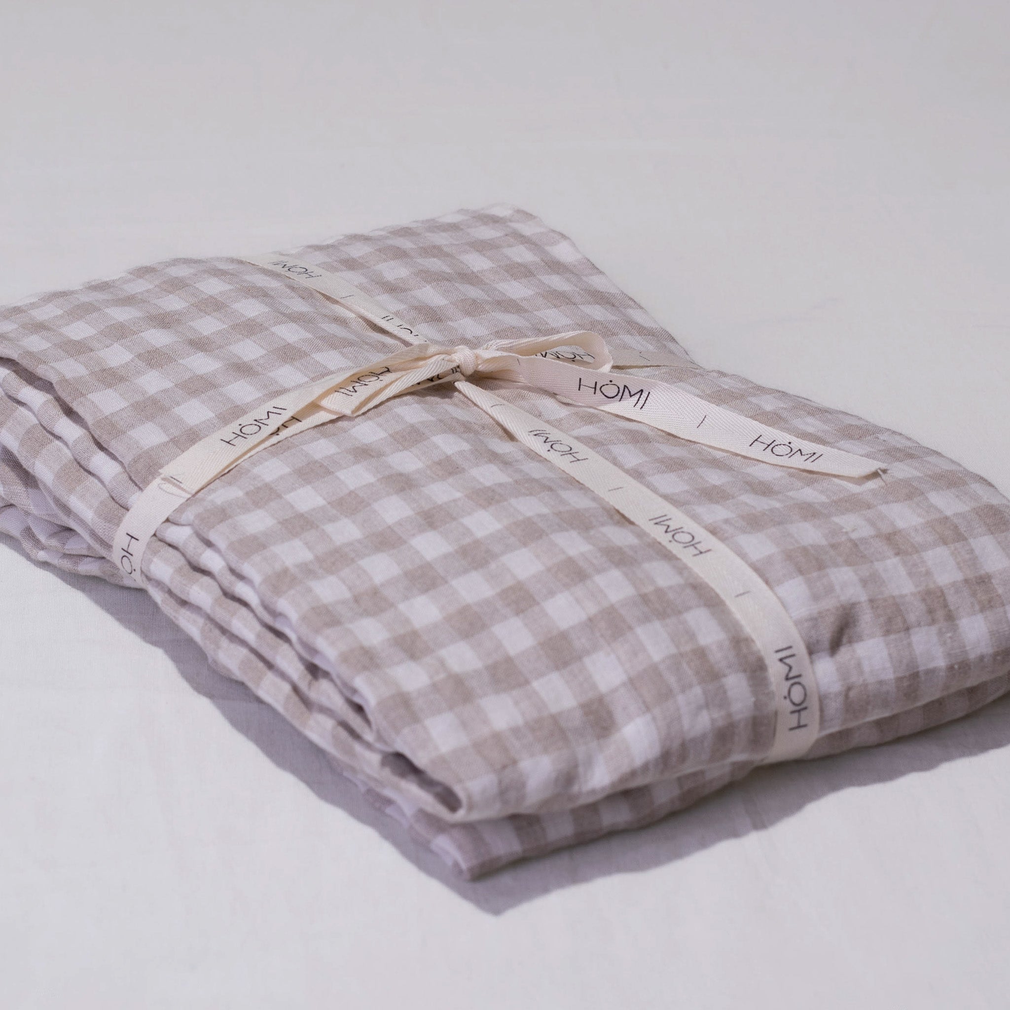 מפת פשתן- טבעי משובץ