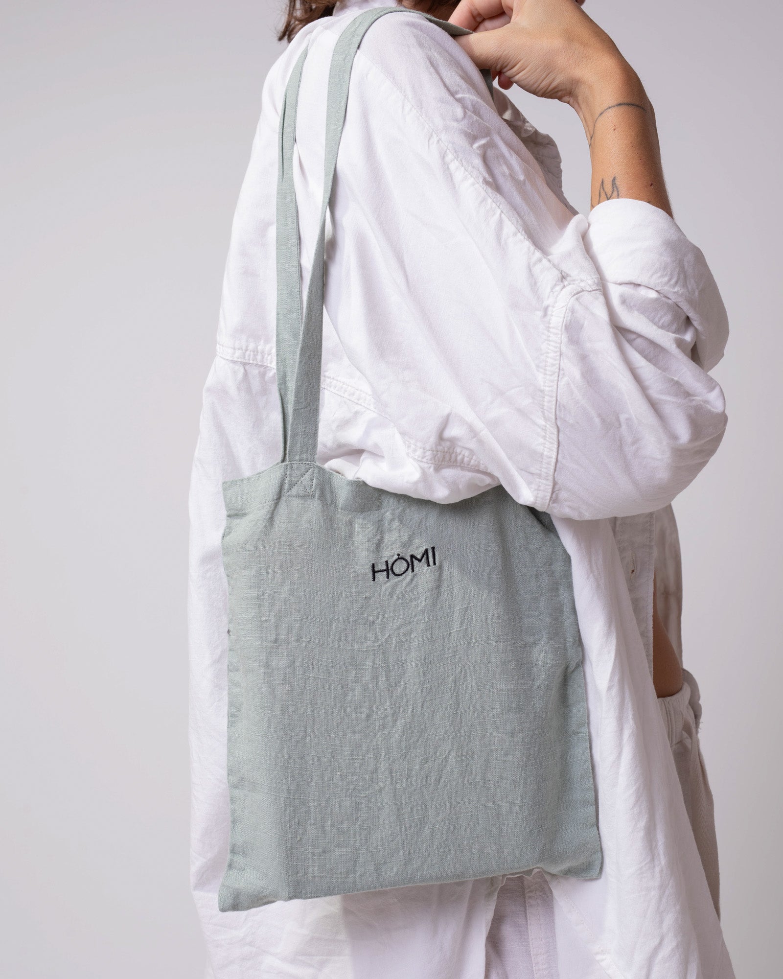 תיק צד פשתן- מרווה